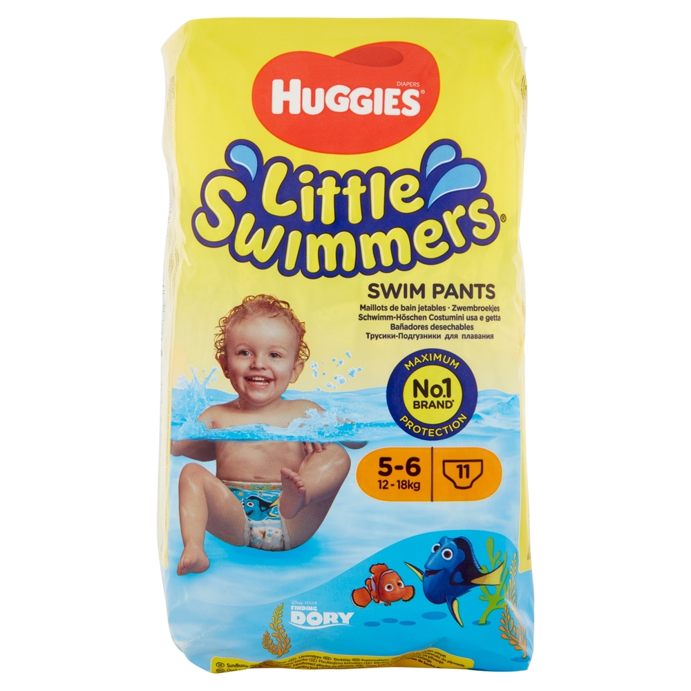 Huggies Little Swimmers Pannolino Costumino 5-6 12-18kg 11 pz